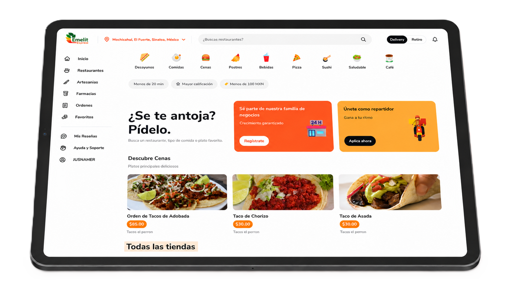 Emelit Express: Logística